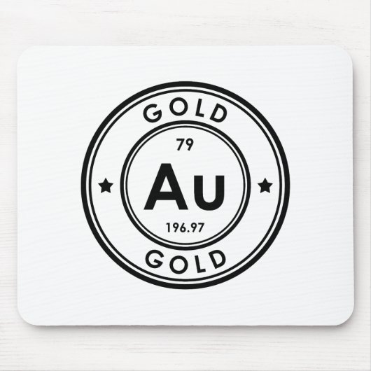 金ゴールド要素マウスパッド マウスパッド (正面)