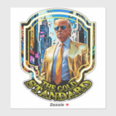 金ゴールド規格 – トランプ大統領2024 シール (シート)
