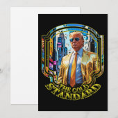 金ゴールド規格 – トランプ大統領2024 招待状 (正面/裏面)