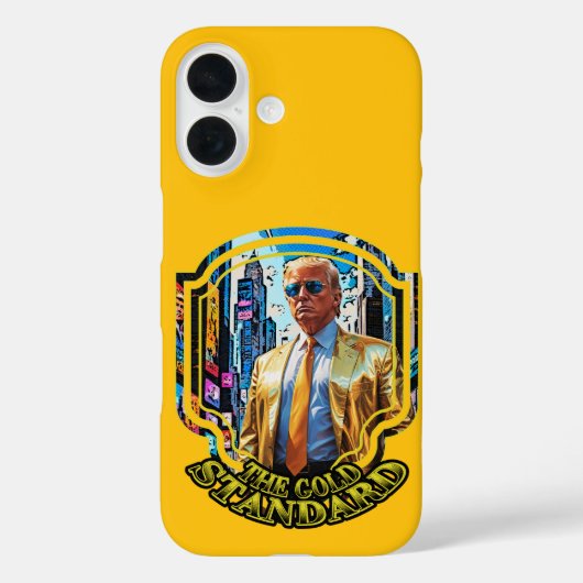 金ゴールド規格 – トランプ大統領2024 Case-Mate iPhoneケース (裏面)