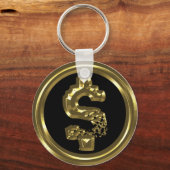 金ゴールド記号 キーホルダー (正面)