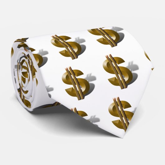 金ゴールド記号 ネクタイ (ロール)