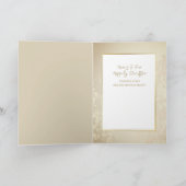 金ゴールド記念日カップル漫画おめでとう カード (内部)