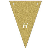 金ゴールド記念日 バンティングフラッグ (第1の旗)