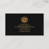 金ゴールド証券フェイク取引のForex Dealerグラフ 名刺 (裏面)