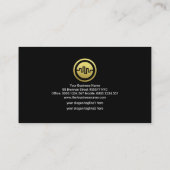 金ゴールド証券取引グラフ財務コンサルタント 名刺 (裏面)