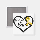 金ゴールド認識度リボン マグネット (正面/裏面)