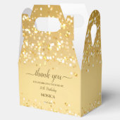 金ゴールド誕生日エレガントパーティミ感謝していムリスト フェイバーボックス (オープン)