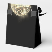 金ゴールド誕生日パーティー70のディスコボールありがとう フェイバーボックス (裏面サイド)