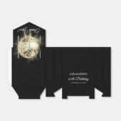 金ゴールド誕生日パーティー70のディスコボールありがとう フェイバーボックス (折り畳みなし)