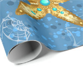 金ゴールド貝 ラッピングペーパー (ロールコーナー)