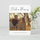 金ゴールド賛美の信仰に基づく家族の写真 シーズンカード (スタンド正面)