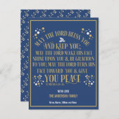 金ゴールド賛美クリスマスの6:24-26写真以外 シーズンポストカード (正面/裏面)