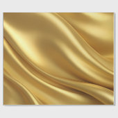 金ゴールド質加工ラッピング紙 ラッピングペーパー (フラット)