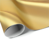 金ゴールド質加工ラッピング紙 ラッピングペーパー (ロールコーナー)