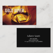 金ゴールド購入者ジュエリー銀貨 名刺 (正面/裏面)