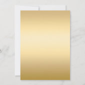 金ゴールド赤いボーブルのクリスマスパーティー 招待状 (裏面)