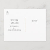 金ゴールド赤ちゃんの息素朴フローラ黒救日 案内ポストカード (裏面)