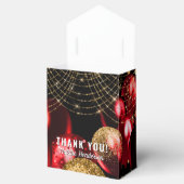 金ゴールド赤グリッターバルーン2021卒業パーティー フェイバーボックス (オープン)