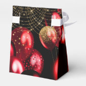 金ゴールド赤グリッターバルーン2021卒業パーティー フェイバーボックス (裏面サイド)