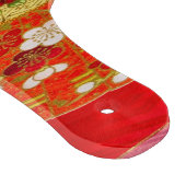 金ゴールド赤伝統的日本のフローラ花ガラス カッティングボード (角)