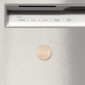 金ゴールド赤面オーキッド日付磁石を保存 マグネット (インサイチュ (食洗機))