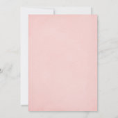 金ゴールド赤面ピンクお前が俺の花嫁になるかい? 招待状 (裏面)