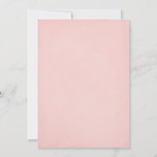 金ゴールド赤面ピンクお前が俺の花嫁になるかい? 招待状 (裏面)