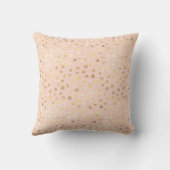 金ゴールド赤面ピンクアニマルプリント クッション (裏面)