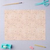 金ゴールド赤面ピンクアニマルプリント    薄葉紙 (クラフト)