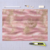 金ゴールド赤面ピンクグラム 薄葉紙 (クラフト)