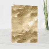 金ゴールド赤面ピンクフォーエバー結婚ズ カード (裏面)