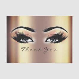 金ゴールド赤面ピーチ赤面メタリックサンキューアイズ 薄葉紙