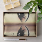 金ゴールド赤面ピーチ赤面メタリックサンキューアイズ 薄葉紙 (ギフト)