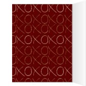 金ゴールド赤XOXO (内側(左))