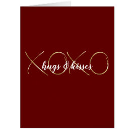 金ゴールド赤XOXO