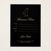 金ゴールド走色の馬 (裏面)