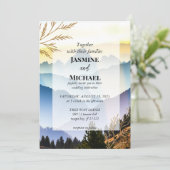 金ゴールド転がマウンテンズヒルズランドスケープ 招待状 (スタンド正面)