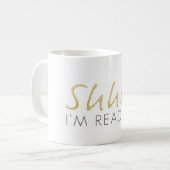 金ゴールド輝く！私のコーヒ読ーマグ コーヒーマグカップ (正面左)