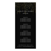 金ゴールド選択 |価格またはサービス ラックカード (正面)