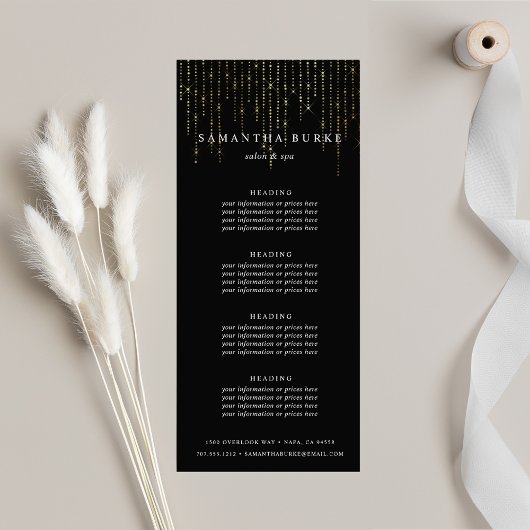 金ゴールド選択 |価格またはサービス ラックカード