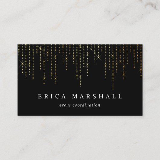 金ゴールド選択 名刺 (正面)