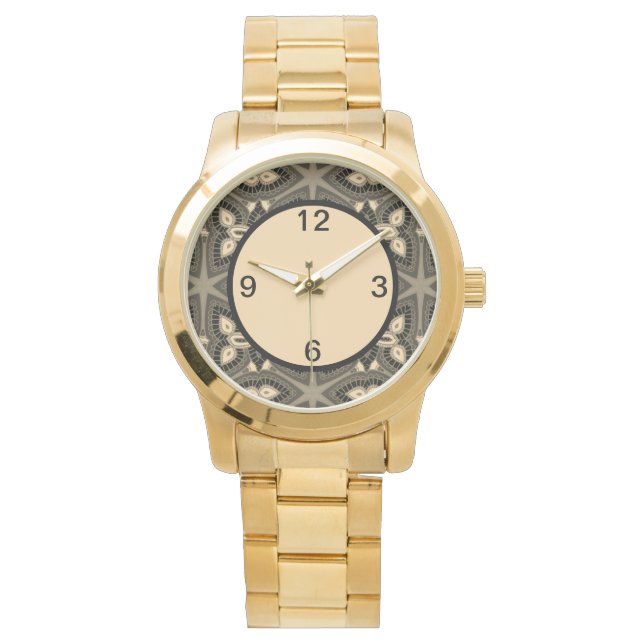 金ゴールド部族腕時計 腕時計 (正面)