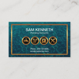 金ゴールド配フェイク管ア縁どイコン 名刺