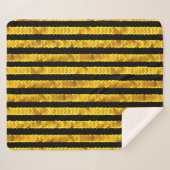 金ゴールド配列パターン シェルパブランケット (正面(横))