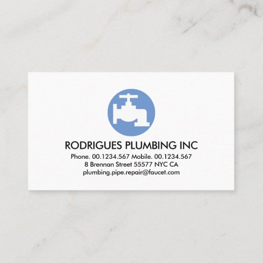 金ゴールド配管信号漏洩水栓 名刺 (裏面)