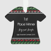 金ゴールド醜いセーターShirt 1st Place