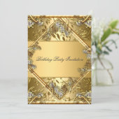 金ゴールド金ゴールド2任意のパーティの招待状 招待状 (スタンド正面)