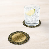 金ゴールド金ゴールド50結婚周年 ペーパーコースター (インサイチュ)