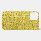 金ゴールド金属シームレスパターン  Case-Mate iPhoneケース (裏面 (横))